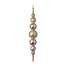 31" Shiny/Frosted/Matte/Glitter Plastic Drop Finial