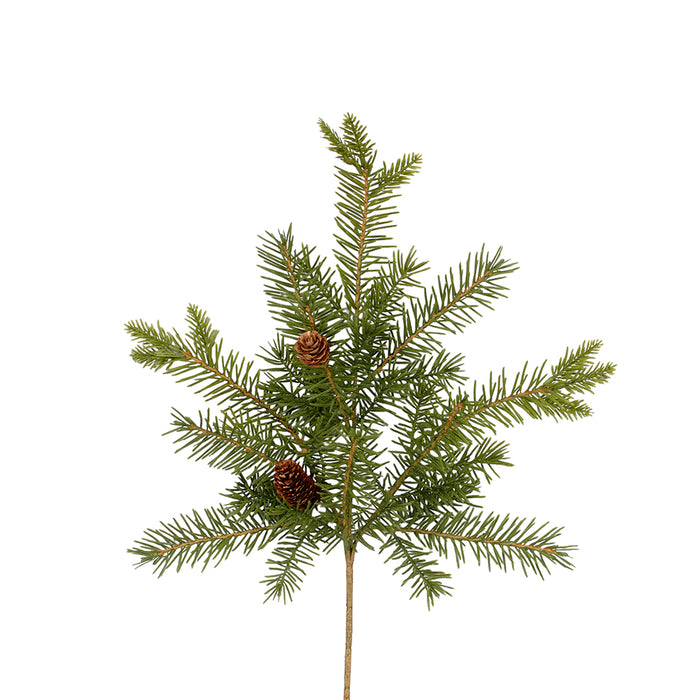 Douglas Fir Spray w/2 Pinecones