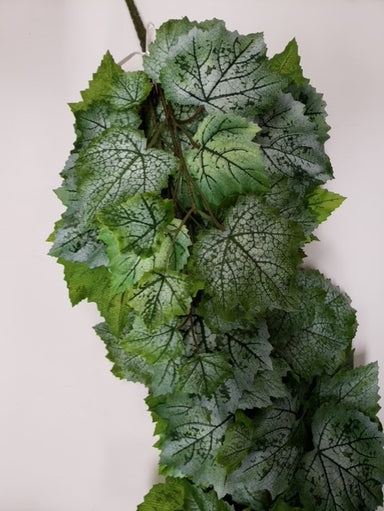 66" Vinyl Grape Leaves Bush Vine - Dusty Green