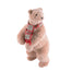 17.75 in Bear w/Scarf - Brown/Natural