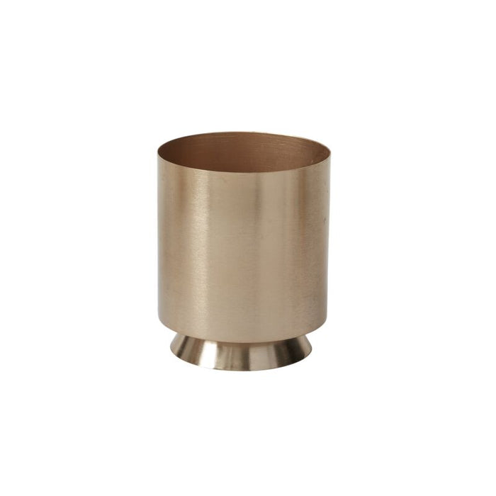 4.75" x 5.75" Soleil Pot - Gold