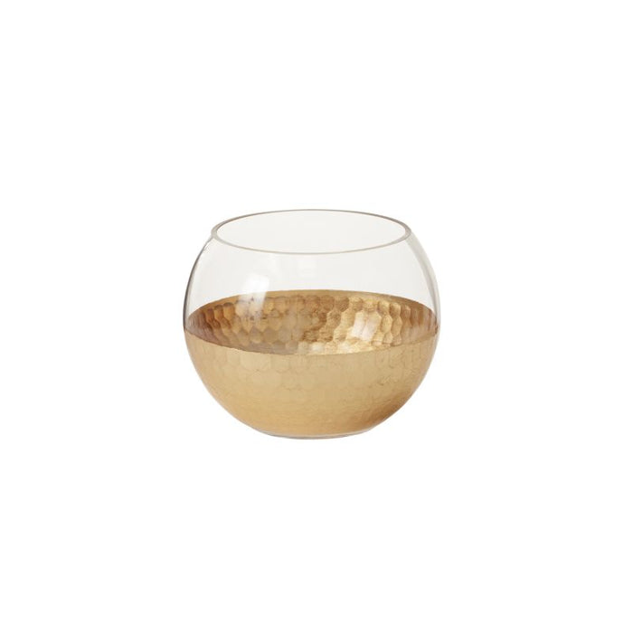 5.75 in Elsa Globe Vase - Gold