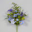 24" Mixed Flower Bush - Blue Mix