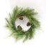 24" Mixed Pine Wreath w/Cones - Green