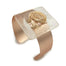 Riley Flower Cuff - Matte Rose Gold