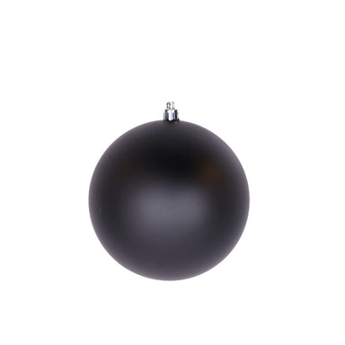 100 mm Plastic Ball Ornament - Matte Black