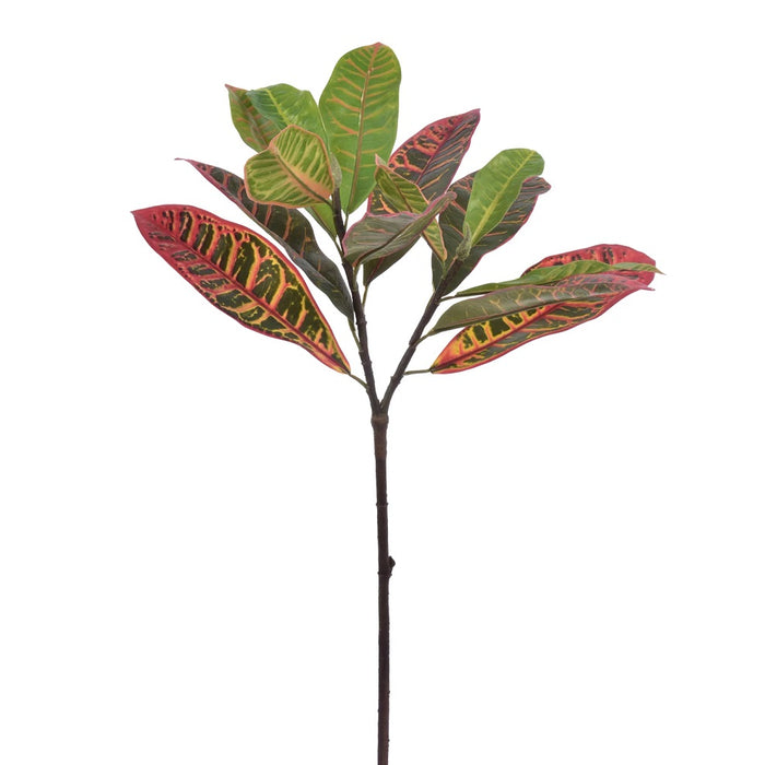 26" Croton Leaf Spray