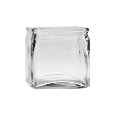 4 in Rimmed Cube Vase