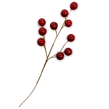 17" Weather Resistant Large Coated Ball Spray - Shiny Red