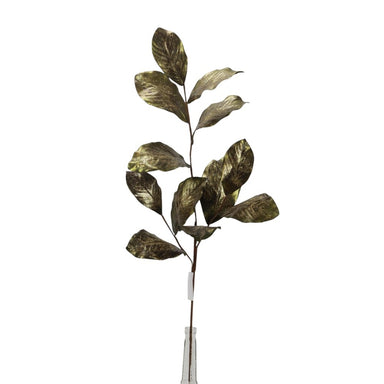 39 in Metallic Magnolia Leaves Stem - Olive