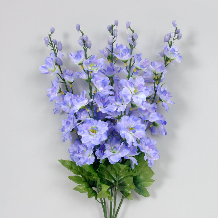 22" Polyester Delphinium Bush - Blue