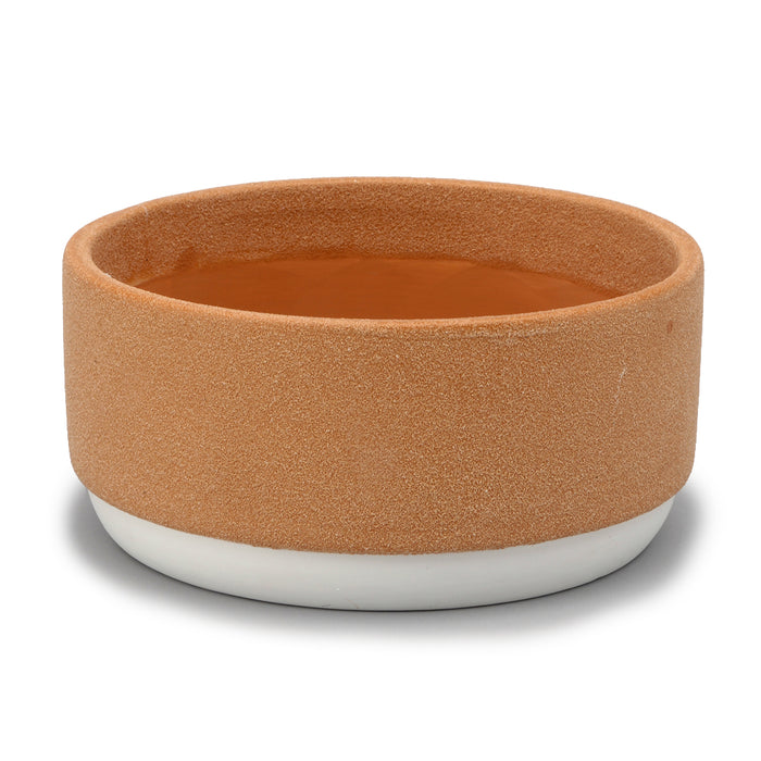 Sand Finish Bowl Planter - Terracotta