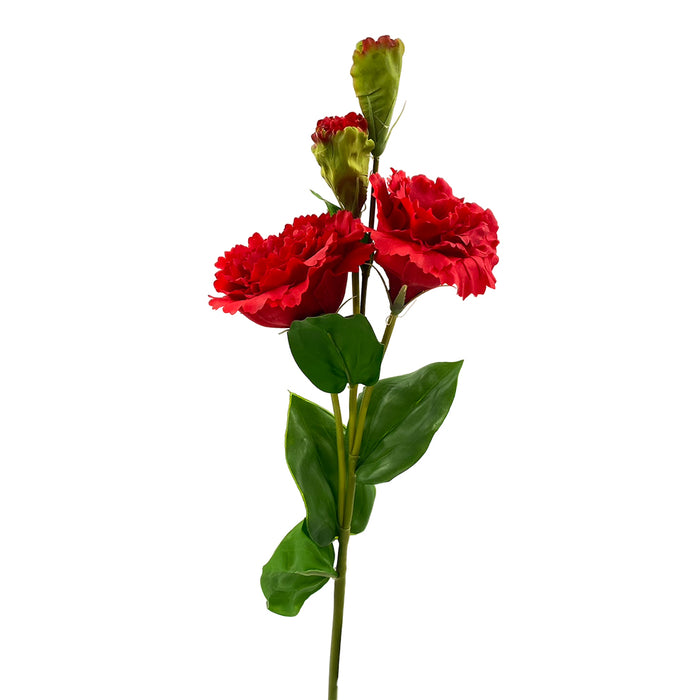 24.5" Real Touch Lisianthus Spray - Red