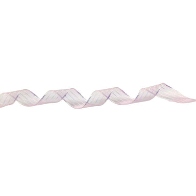 #3 Unwired Striped Chiffon Ribbon
