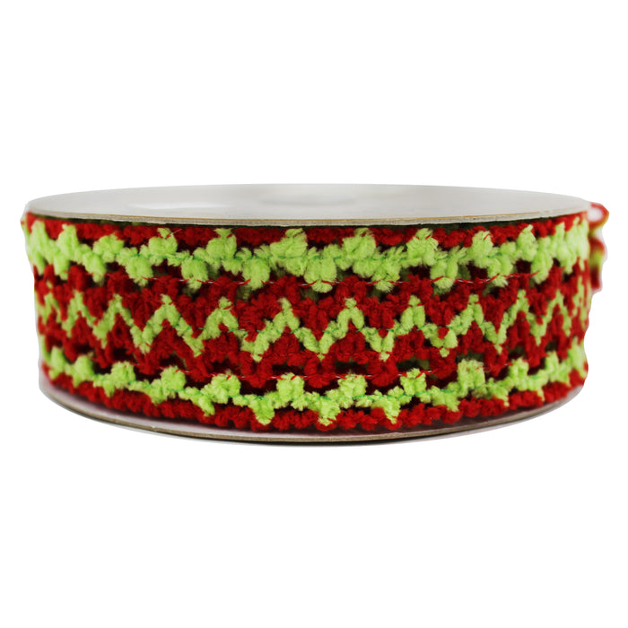 Red and Green Fuzzy Netting