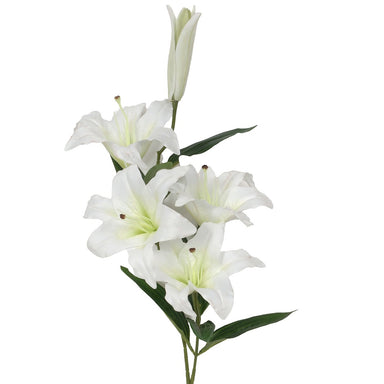 35 in Polyester Lily Spray