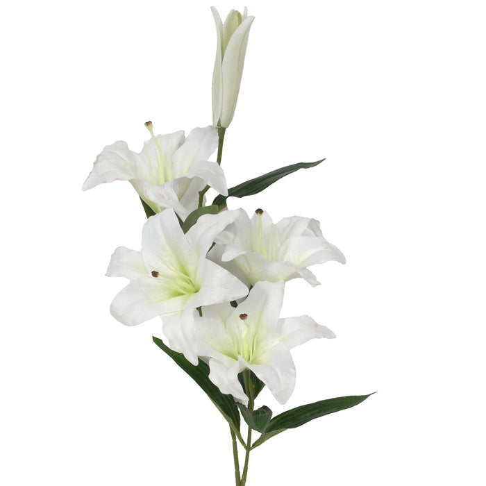 35 in Polyester Lily Spray