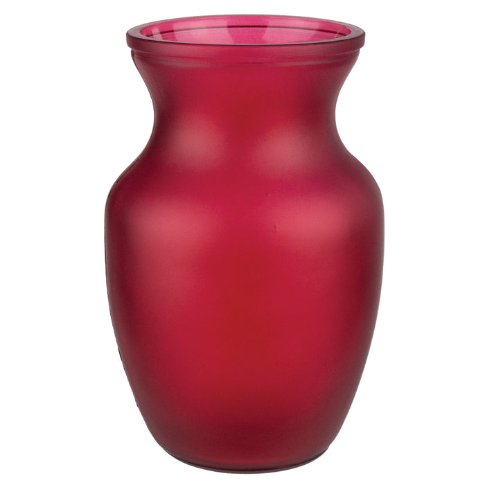 8" Rose Vase Ruby