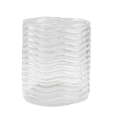 5.5 in Glass Wave Vase