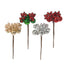 7 1/2 in Metal Bell, Ball & Berry Pick - Assortment of 4