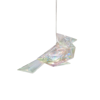 5" Acrylic Iridescent Cardinal Ornament