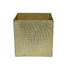 5" Aluminum Gold Cube