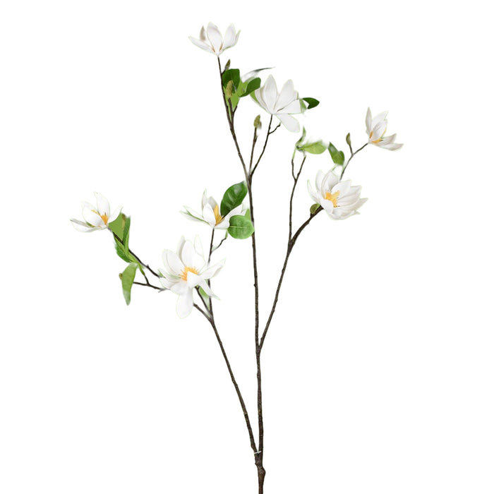 38" Clematis Branch - White