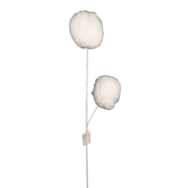 27 in Snowball Spray - White