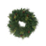 24 in Hardneedle Mixed Festive Pine Double Wreath - Green
