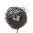 11" In Bird Nest Pick With Egg