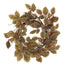 24" Holly Twig Wreath - Vintage Red/Green