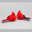8" Flocked/Feather Cardinal