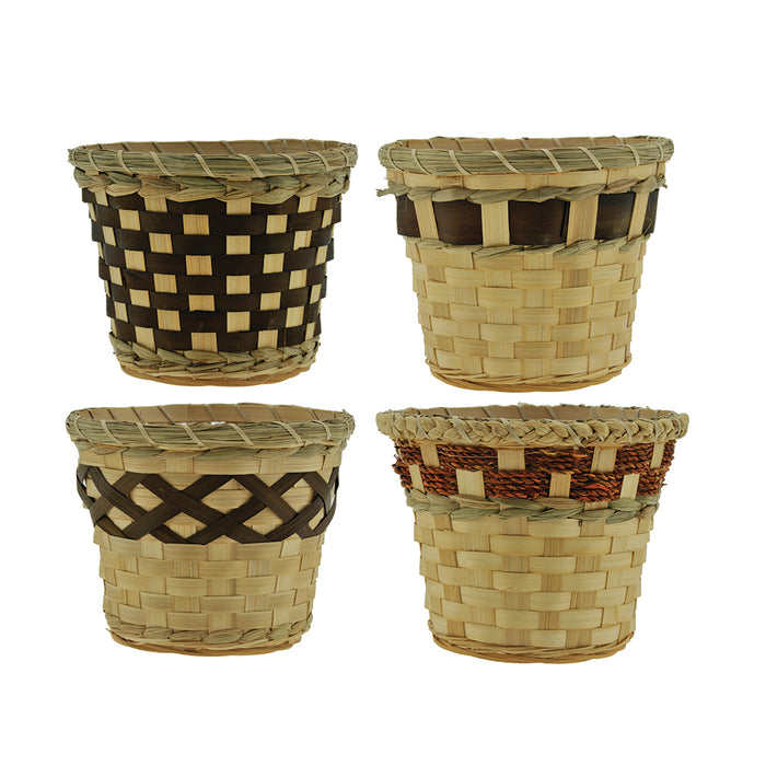 7 in Designer Bamboo Pot Cover