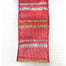 Sheer Glitter Multi Stripe Ribbon - Red/Gold/Silver
