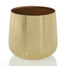 Tulum Pot - Gold, 6" X 6"