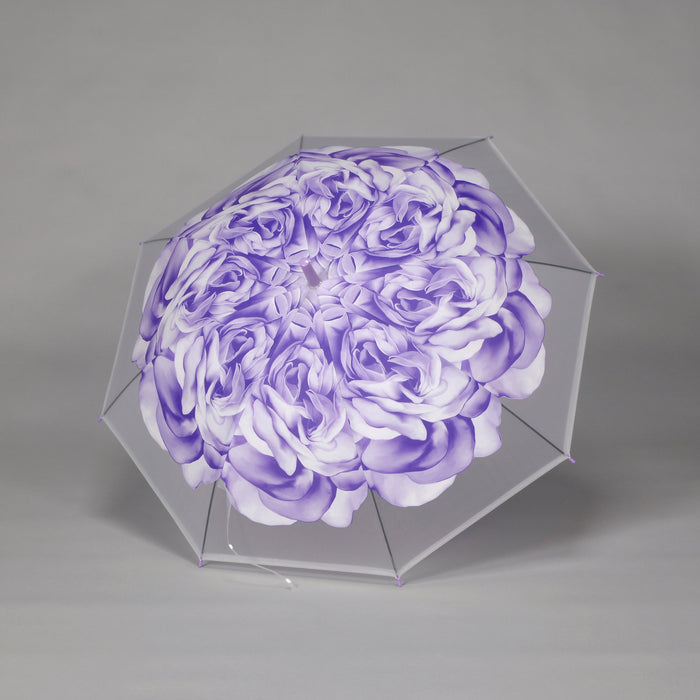 30" Plastic Umbrella w/Flower Designs