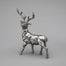 16" Antique Plastic Deer - Silver