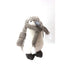 11" Snow Penguin - Grey/White