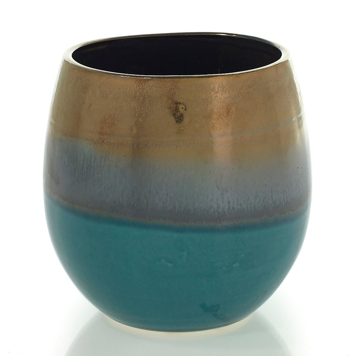 Modani Pot - Blue, 6" x 6"