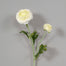 22"L Polyester Ranunculus Spray X 2 White