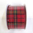 Plaid Glitter Ribbon - Red/Multi