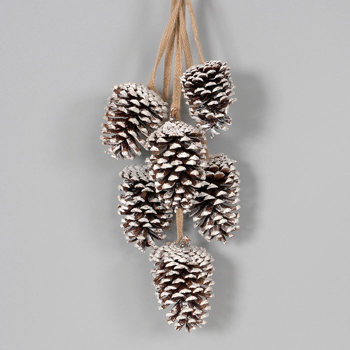 22" Pinecone X 6 Drop Ornament w/Hanger